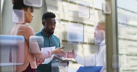 Diverse Professionals Collaborating in Modern Office Environment - Download Free Stock Images Pikwizard.com