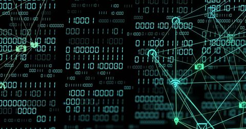 Digital Globe with Binary Code Artificial Intelligence Concept - Download Free Stock Images Pikwizard.com