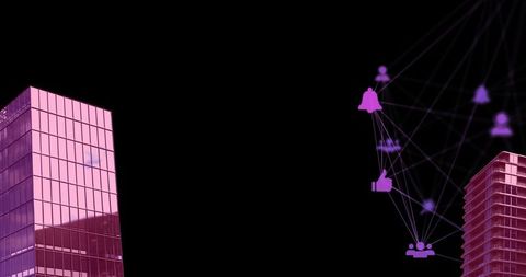 Digital Connectivity and Networking in Modern Cityscape