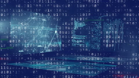 Digital Cyber Security Network Data Visualization