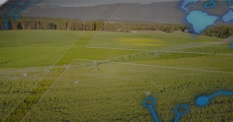 Innovative pivot irrigation system transforming agricultural landscape