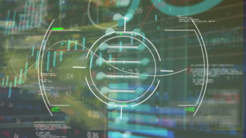 Futuristic DNA Analysis and Data Visualization with Coding Interface