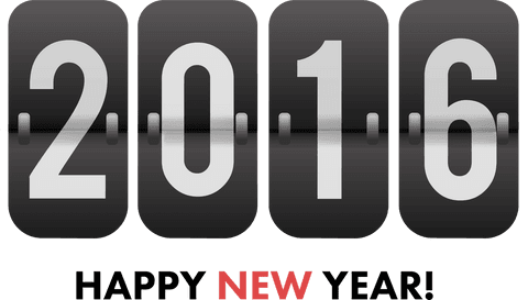digital countdown display showing 2016 on transparent background - Download Free Stock Videos Pikwizard.com