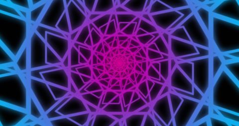 geometric neon lines creating optical illusion - Download Free Stock Images Pikwizard.com