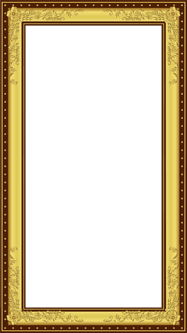 vintage gold frame with floral scrollwork on transparent background - Download Free Stock Videos Pikwizard.com