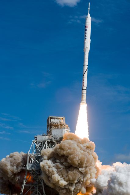 NASA Ares I-X Test Rocket Launches from Kennedy Space Center - Download Free Stock Photos Pikwizard.com