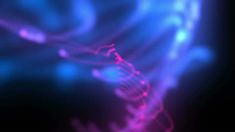 Colorful Abstract Digital Wave Animation in Motion
