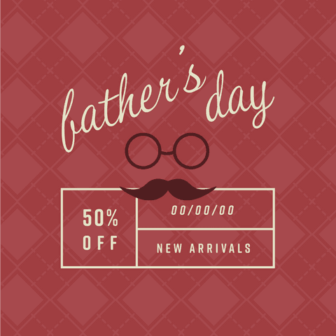 father's day transparent promotion with mustache and glasses design - Download Free Stock Videos Pikwizard.com