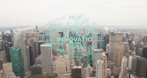 Innovative Words Over Dynamic Cityscape
