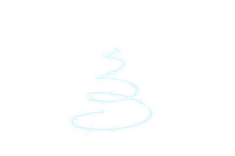 glowing christmas tree spiral on transparent background for festive design - Download Free Stock Videos Pikwizard.com
