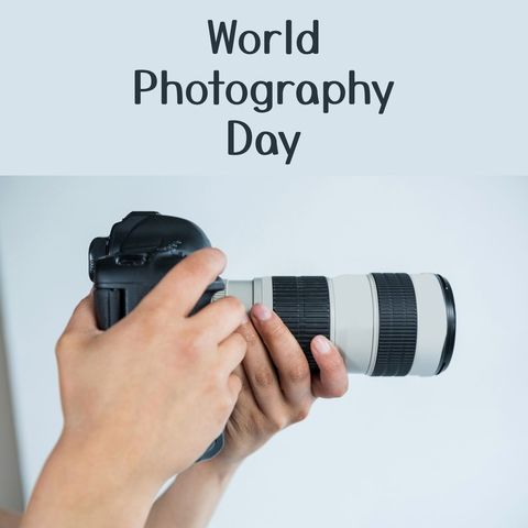 Celebrating World Photography Day with DSLR Focus - Download Free Stock Templates Pikwizard.com