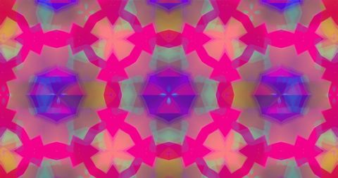 Vibrant Kaleidoscopic Pattern with Pink and Green Motifs - Download Free Stock Images Pikwizard.com
