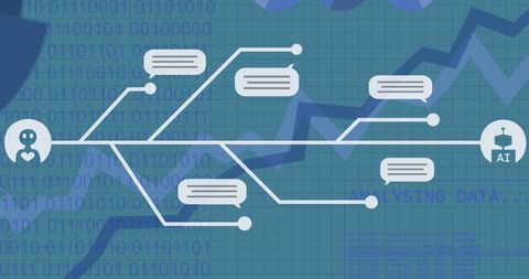 AI Data Processing Interface with Global Connectivity - Download Free Stock Images Pikwizard.com