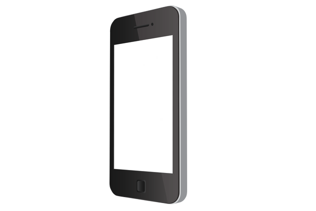 White Smartphone with Blank Screen on Transparent Background Vector Art - Download Free Stock Videos Pikwizard.com