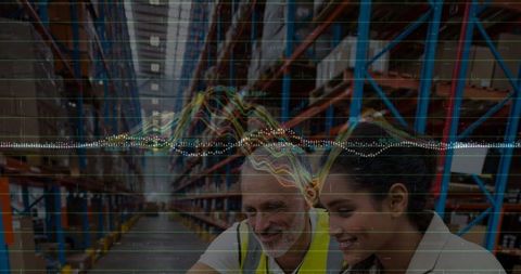 Data Overlay in Logistics Warehouse Environment