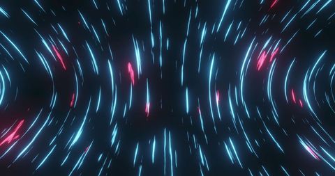 Dynamic Blue and Pink Light Trails on Black - Download Free Stock Images Pikwizard.com