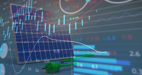 visualizing solar power data analytics in renewable energy - Download Free Stock Images Pikwizard.com