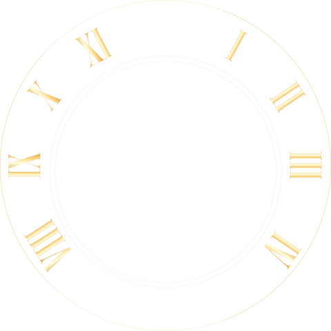 transparent double-ring gold clock frame with roman numerals - Download Free Stock Videos Pikwizard.com