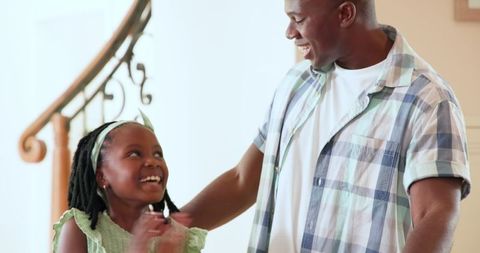 Father and Daughter Enjoying Quality Family Time at Home