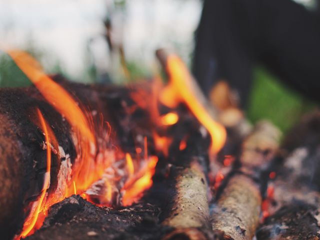 Bonfire flames wood  - Download Free Stock Photos Pikwizard.com