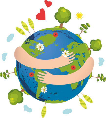 hands embracing globe vector on transparent background for ecology concept - Download Free Stock Videos Pikwizard.com