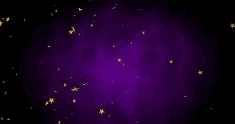 Vibrant purple black stars for celebrations