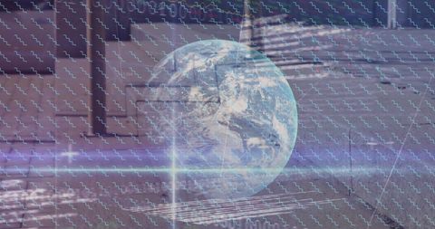 Digital Globe with Binary Code and Network Connections Concept - Download Free Stock Images Pikwizard.com