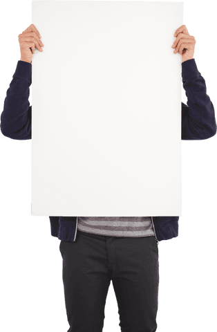 person holding large transparent board for advertisement - Download Free Stock Videos Pikwizard.com