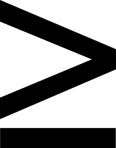 transparent black greater than or equal to math symbol - Download Free Stock Videos Pikwizard.com