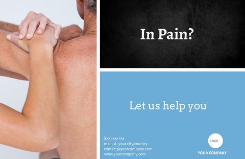 Chiropractic Relief and Healing Advertisement Design - Download Free Stock Templates Pikwizard.com