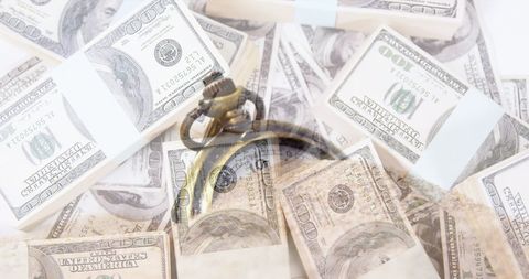 Time and Money Concept with Timer on Dollar Bills - Download Free Stock Images Pikwizard.com