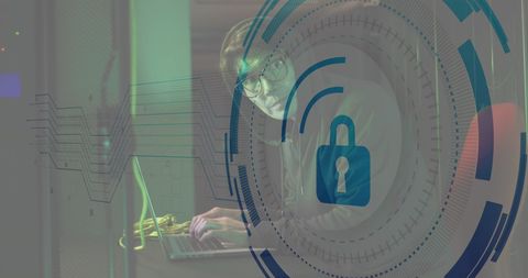 Cybersecurity Threat with Hacker in Server Room - Download Free Stock Images Pikwizard.com