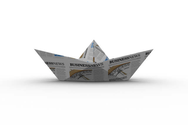 Origami Boat Made with White Newspaper on Transparent Background - Download Free Stock Videos Pikwizard.com