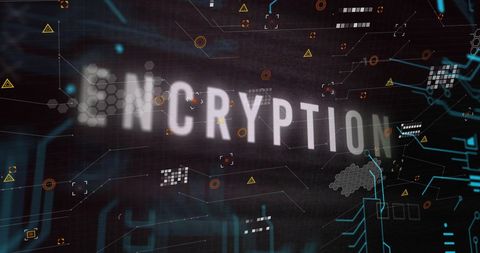 Digital Encryption Security Connection Interface Concept - Download Free Stock Images Pikwizard.com