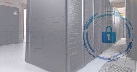 Digital Security Measures in Modern Data Centers - Download Free Stock Images Pikwizard.com