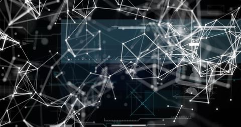 Abstract Digital Connections and Data Networks - Download Free Stock Images Pikwizard.com