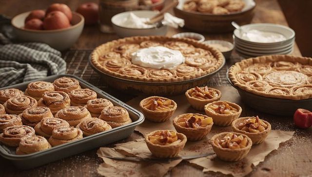 Artisan bakery delight highlighting pies and tarts