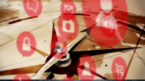 Digital Navigation with Social Media Integration Concept