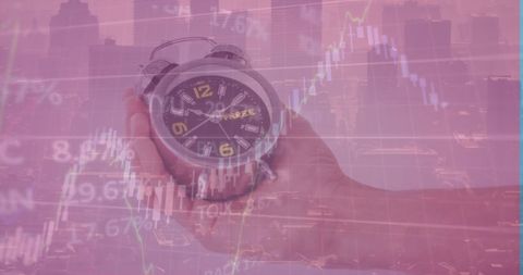 Time Management in Global Finance and Business Networking - Download Free Stock Images Pikwizard.com