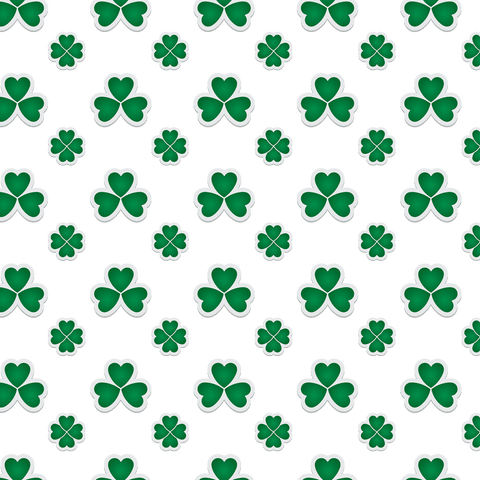 Seamless Four-Leaf Clover Pattern on Transparent Background - Download Free Stock Videos Pikwizard.com
