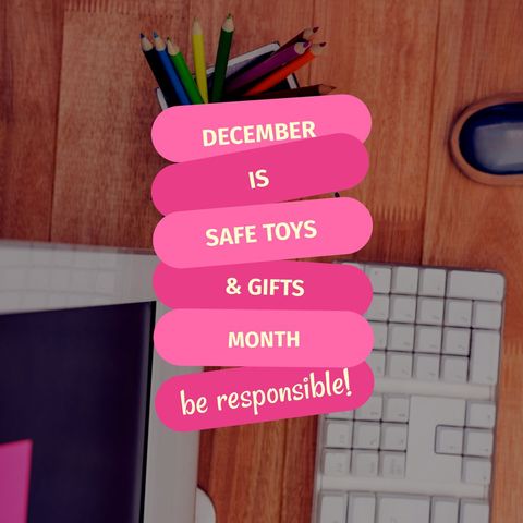 promoting safe toys and gifts awareness december - Download Free Stock Templates Pikwizard.com