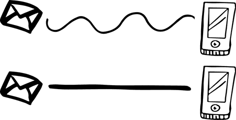 transparent mail icon on smartphone screen illustration - Download Free Stock Videos Pikwizard.com