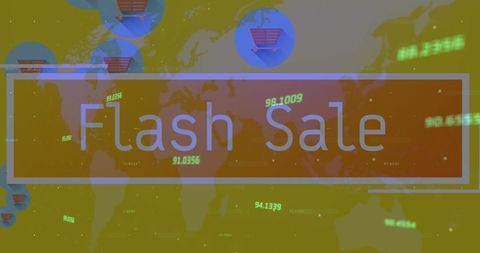 Global Flash Sale E-commerce Banner - Download Free Stock Images Pikwizard.com
