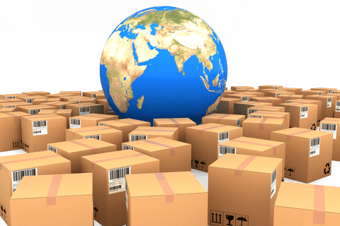World Delivery Concept with Cardboard Boxes on Transparent Background - Download Free Stock Videos Pikwizard.com