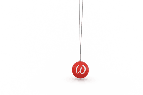 red ball with letter w on white transparent background - Download Free Stock Videos Pikwizard.com