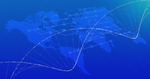 Innovative Global DNA Research and Data Connections - Download Free Stock Images Pikwizard.com
