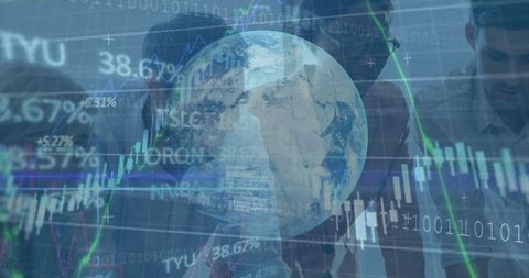 Diverse Team Analyzing Financial Data with Global Perspective - Download Free Stock Images Pikwizard.com