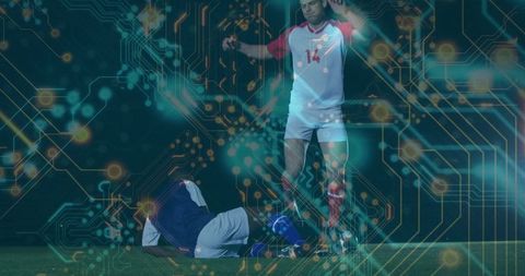 Digital Fusion of Soccer and Technology on Illuminated Field