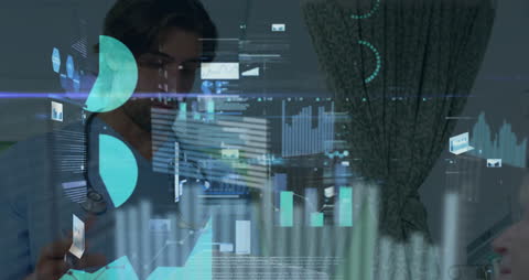 Doctor Integrating Data Analytics with Healthcare Practices