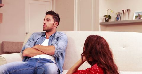 Couple Experiencing Disagreement in Home Interior - Download Free Stock Images Pikwizard.com